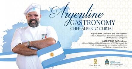 Du khách tại Thủ đô có cơ hội thưởng thức nét ẩm thực Argentina. Ảnh: BTC.