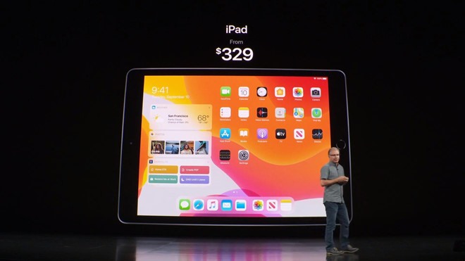 Apple cho biết, iPad thế hệ thứ 7 có tốc độ xử lý nhanh gấp 2 lần so với phiên bản tiền nhiệm.