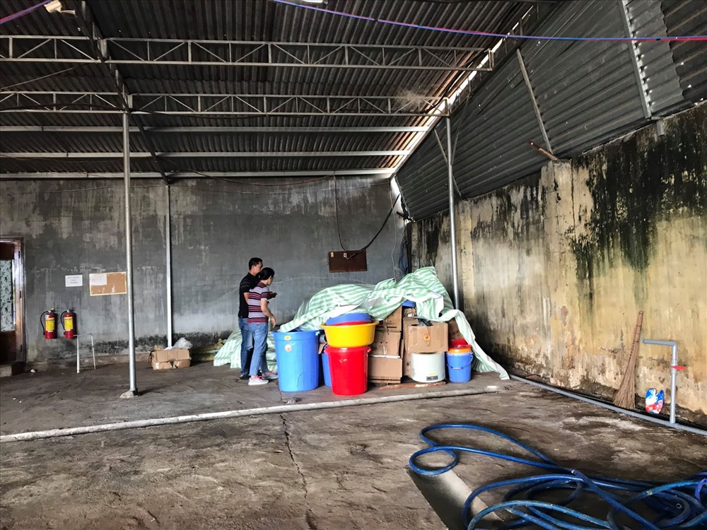 Cận cảnh bên trong kho xưởng ma túy của người Trung Quốc tại Kon Tum. Ảnh Đ.V