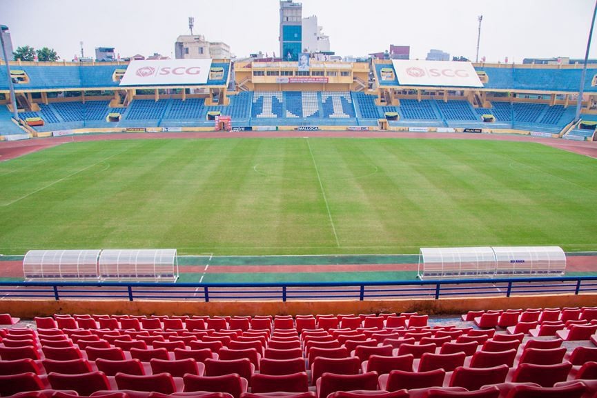 Sân Hàng Đẫy đứng trước việc không có khán giả ở 2 trận đấu cuối V.League 2019. Ảnh: TL