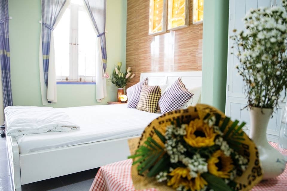 Shmily Homestay Huế có mỗi phòng ngủ được thiết kế khác nhau.