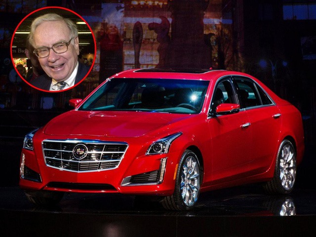 Buffett thường lái chiếc xe Cadillac XTS đời 2014. Giá bán lẻ của nó là 23.500 USD. Trước đó, ông đã từng lái chiếc Cadillac DTS đời 2006. Ảnh: ST