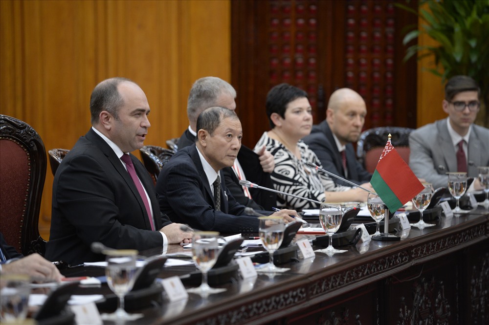 Phó Thủ tướng Belarus I. Lyashenko thăm chính thức Việt Nam từ ngày 24 đến ngày 26.9. Ảnh: Dương Quốc Bình.