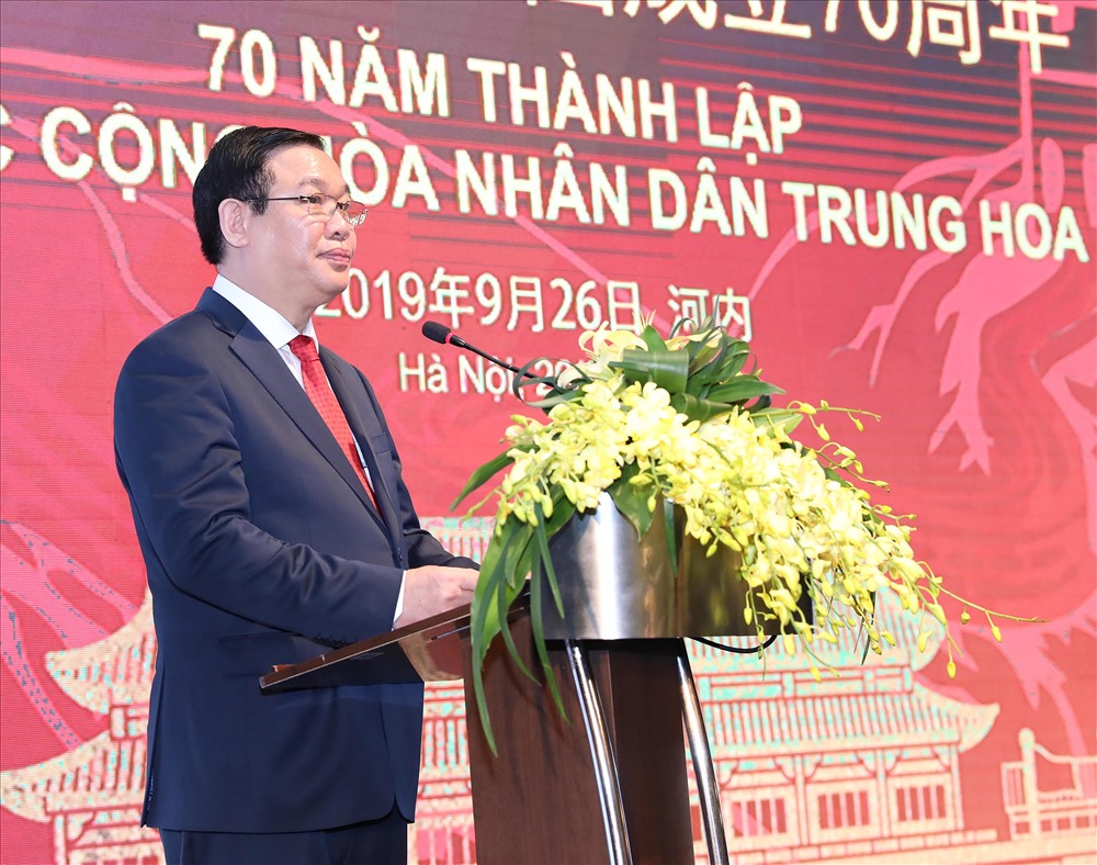 Phó Thủ tướng Vương Đình Huệ phát biểu tại sự kiện. Ảnh: BNG.