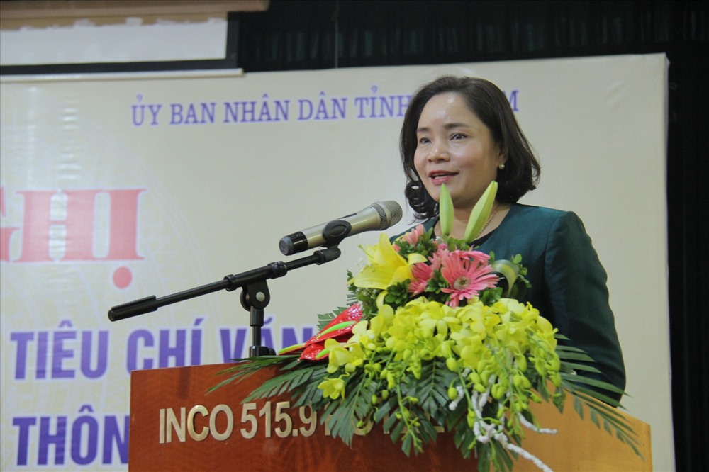 Thứ trưởng Trịnh Thị Thuỷ phát biểu tại hội nghị. Ảnh: TQ.