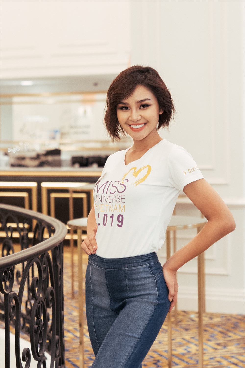 Thí sinh Lê Thu Trang được coi là “bản sao” của Hoa hậu H'Hen Niê. Ảnh: MUVN.
