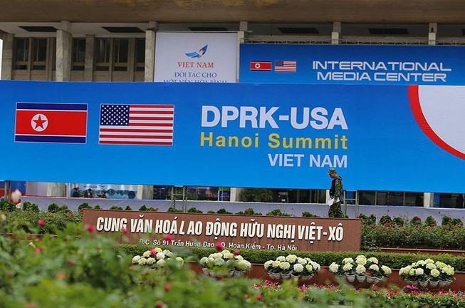Cung Việt Xô từng được chọn làm địa điểm xây dựng trung tâm báo chí cho Hội nghị thượng đỉnh Mỹ - Triều năm 2019. Ảnh: PLO.