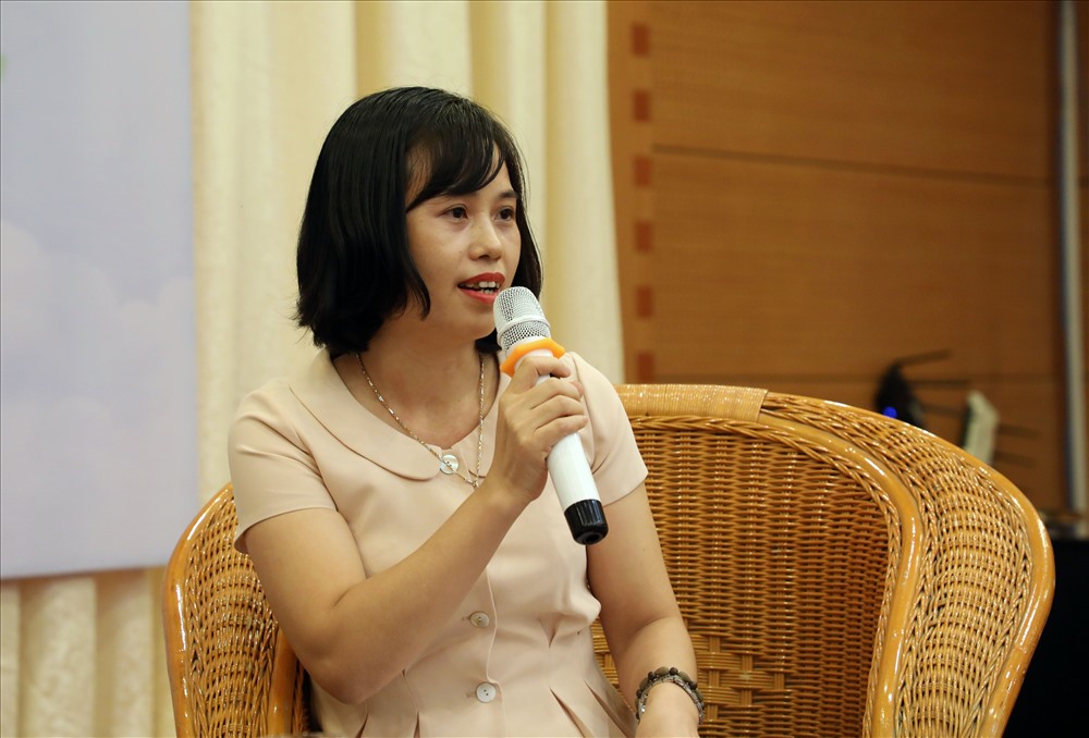 Bà Chu Thị Xuân Hảo - Trưởng ban Tuyên giáo nữ công Liên đoàn Lao động tỉnh Thái Nguyên