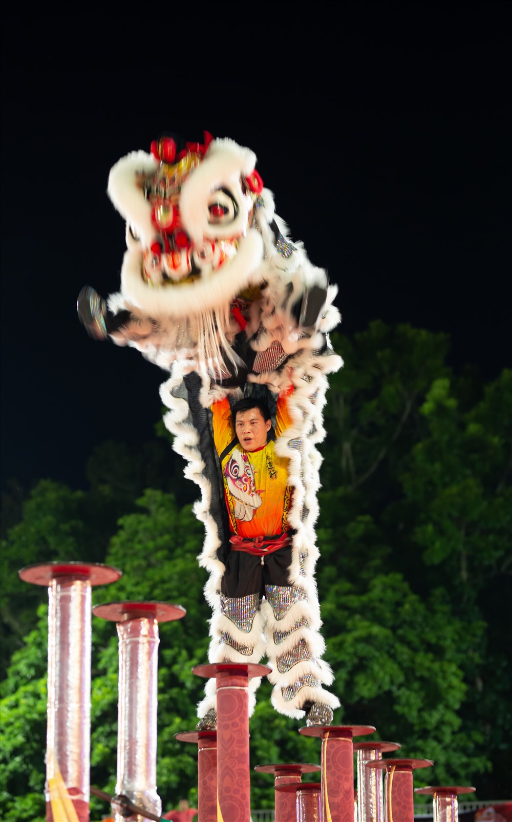 Những màn biểu diễn lân mãn nhãn.