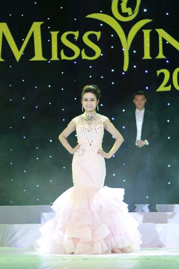 Ngọc Quyên từng tham gia Miss Vinh 2014