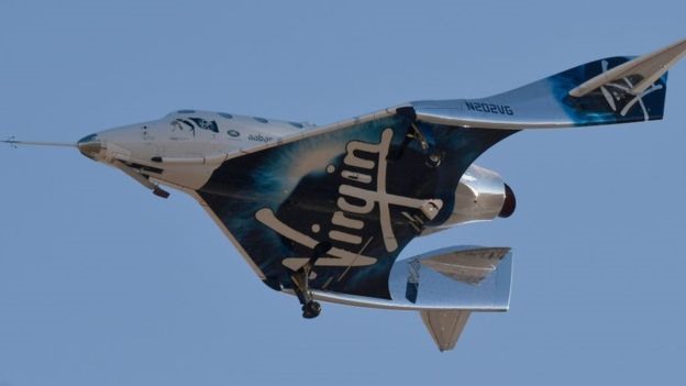 Hãng hàng không Virgin Galactic sẵn sàng đưa du khách lên vũ trụ vào năm 2020. Ảnh: Getty