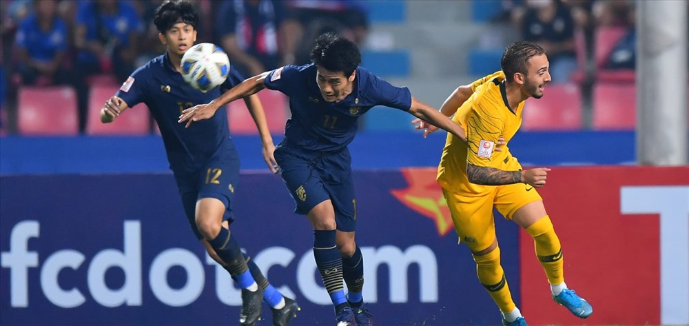 U23 Thái Lan thua ngược đáng tiếc trước U23 Australia. Ảnh: AFC