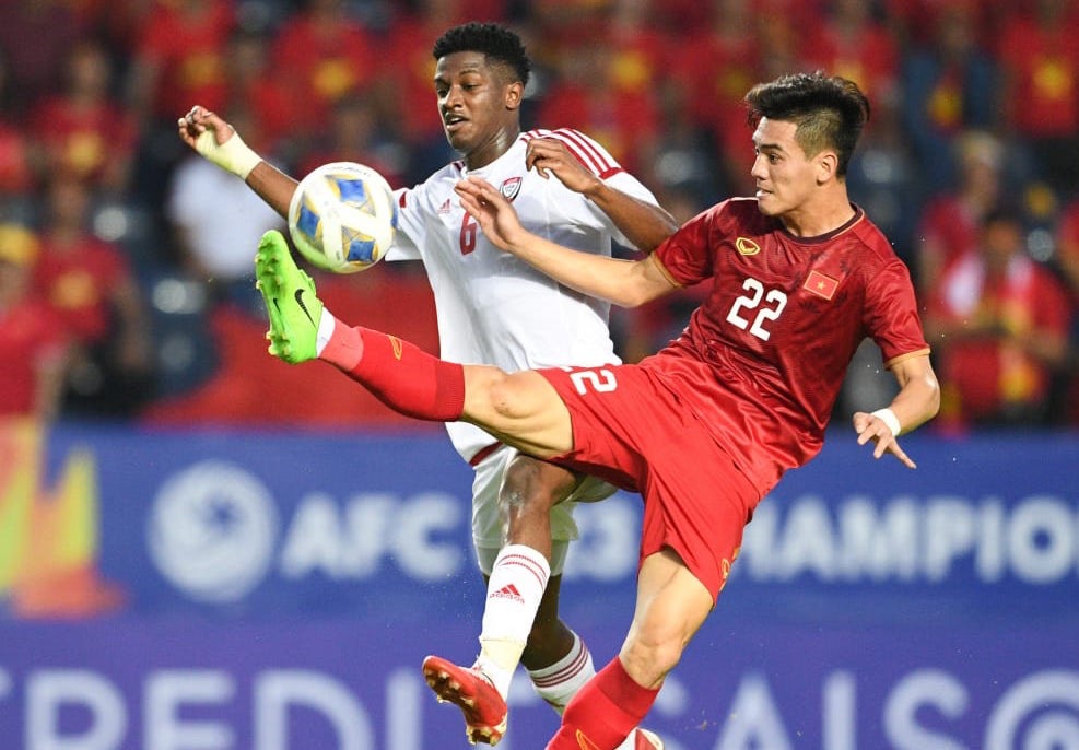 Tiến Linh đang tìm kiếm bàn thắng đầu tiên ở giải U23 Châu Á 2020. Ảnh: AFC