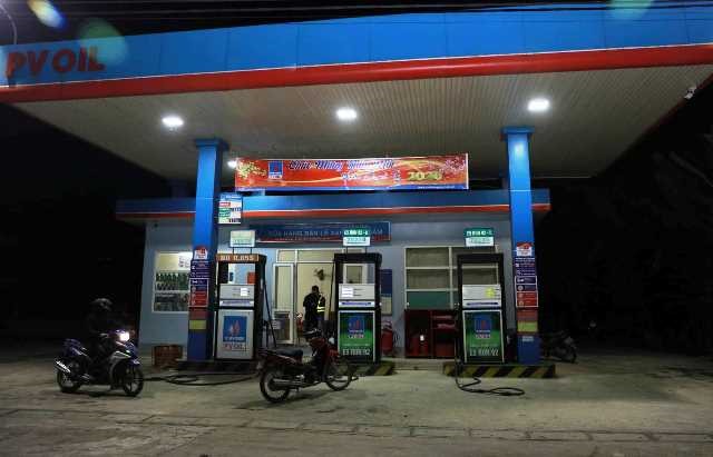 Cửa hàng xăng dầu nơi Giáp thực hiện hành vi cướp tài sản