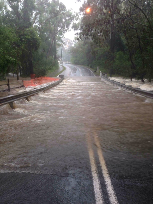 Mưa lớn và lũ lụt gây thiệt hại nặng nhất ở bang Queensland và New South Wales. Ảnh: Twitter
