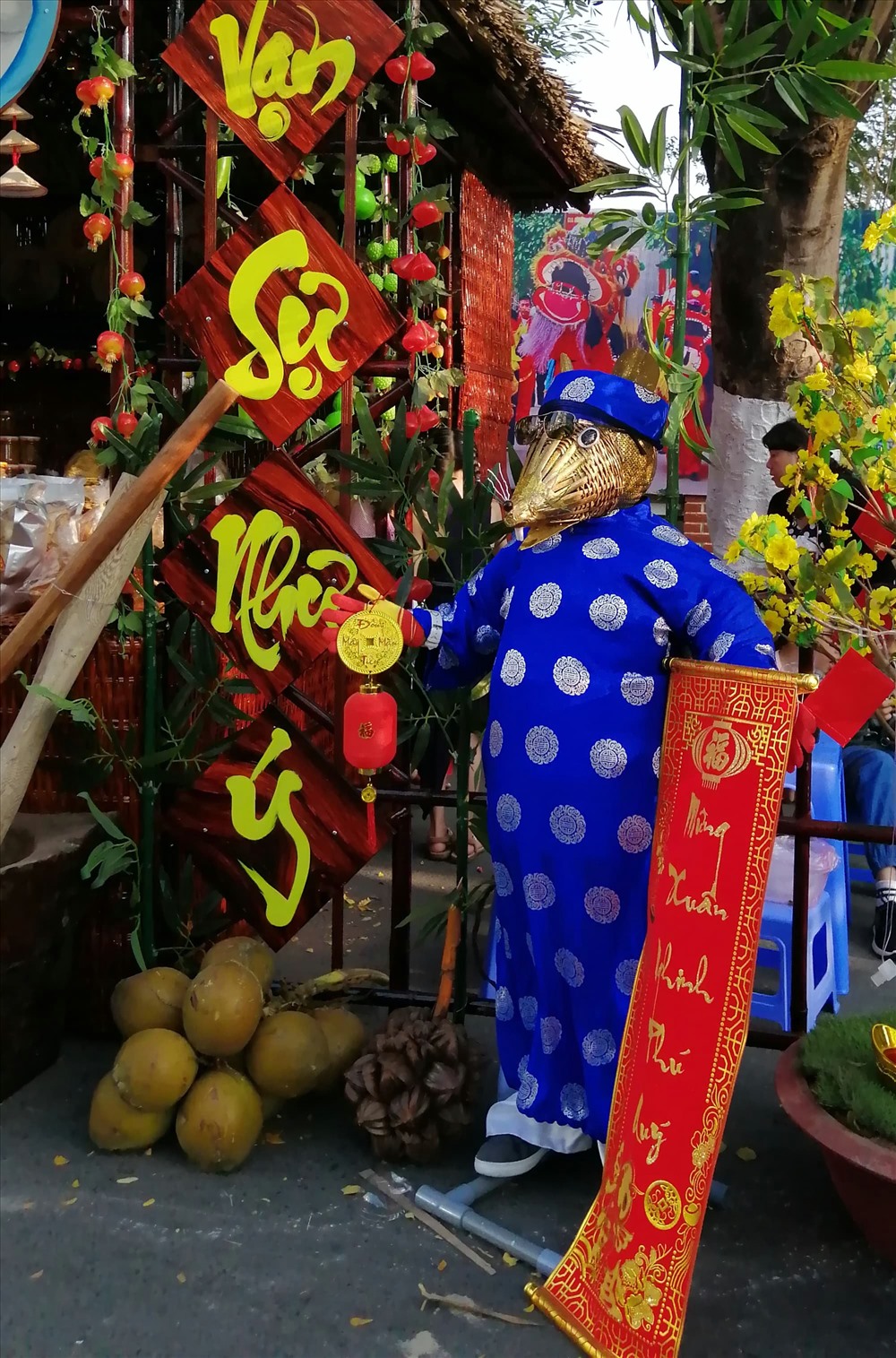 Lạ lẫm hình ảnh chuột tại “Chợ quê ngày Tết” giữa lòng thành phố