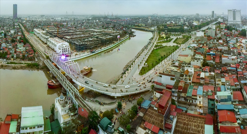 Cầu Tam Bạc được xây dựng năm 2017 - ảnh Hồng Phong