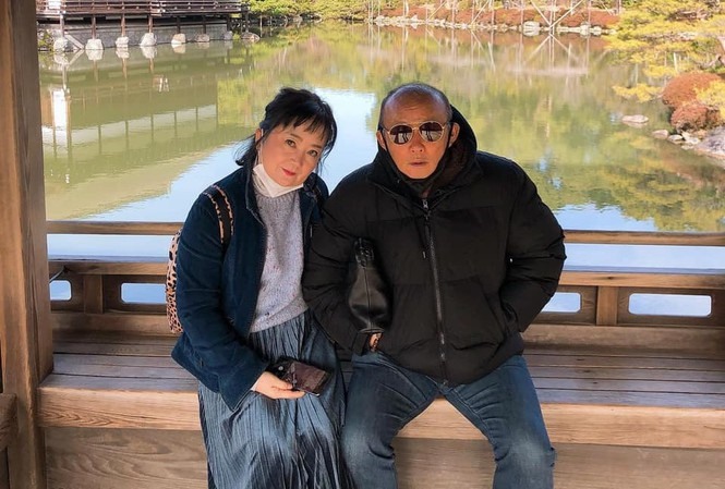 Ông Park và vợ đang trải qua kỳ nghỉ tại Nhật Bản. Ảnh: fb