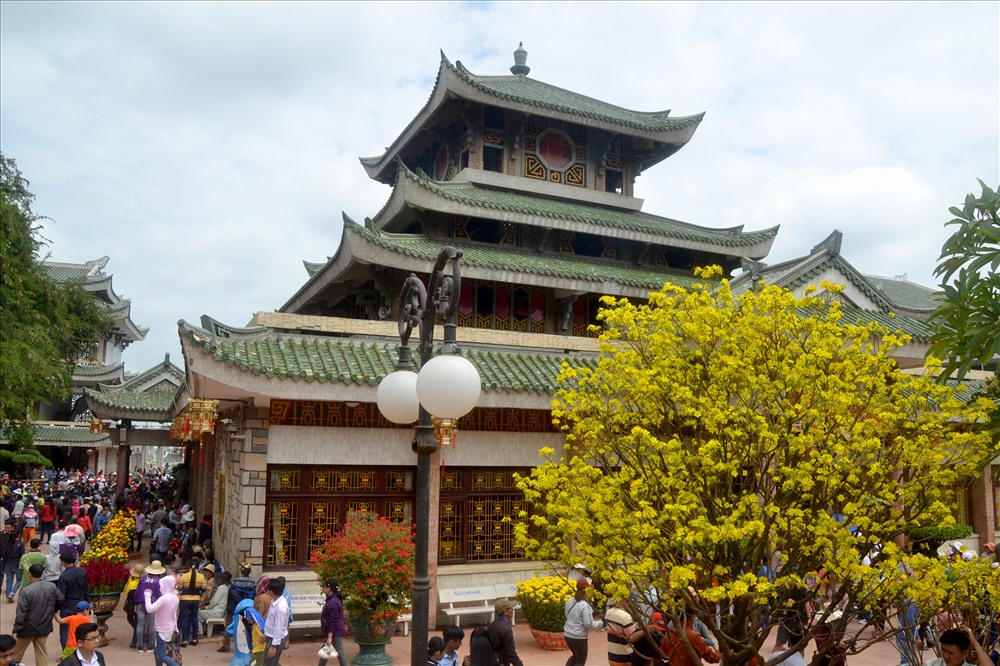 Miếu Bà Chúa Xứ trong những ngày Tết. Ảnh: LT