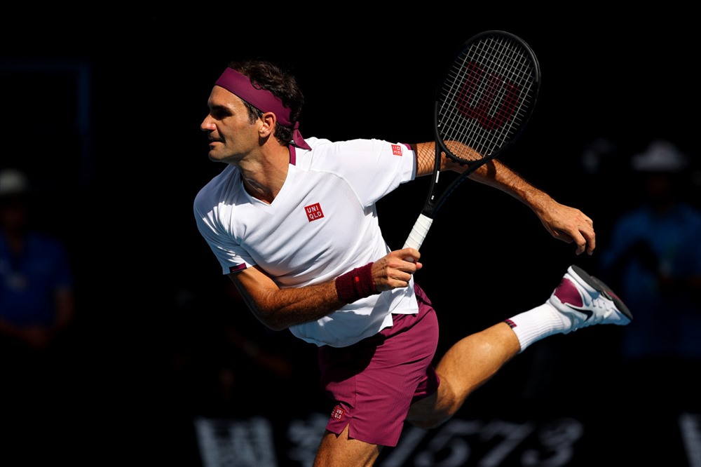 Federer trải qua trận tứ kết Australia mở rộng khó khăn nhất sự nghiệp. Ảnh: Daily News.