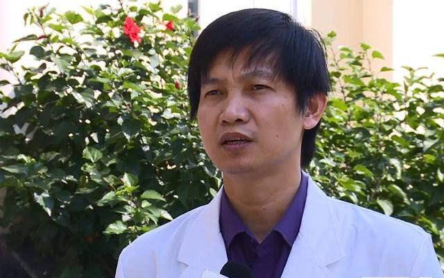 Tiến sỹ y học Lê Văn Cường - Phó Giám đốc Bệnh viện Đa khoa tỉnh Thanh Hoá.