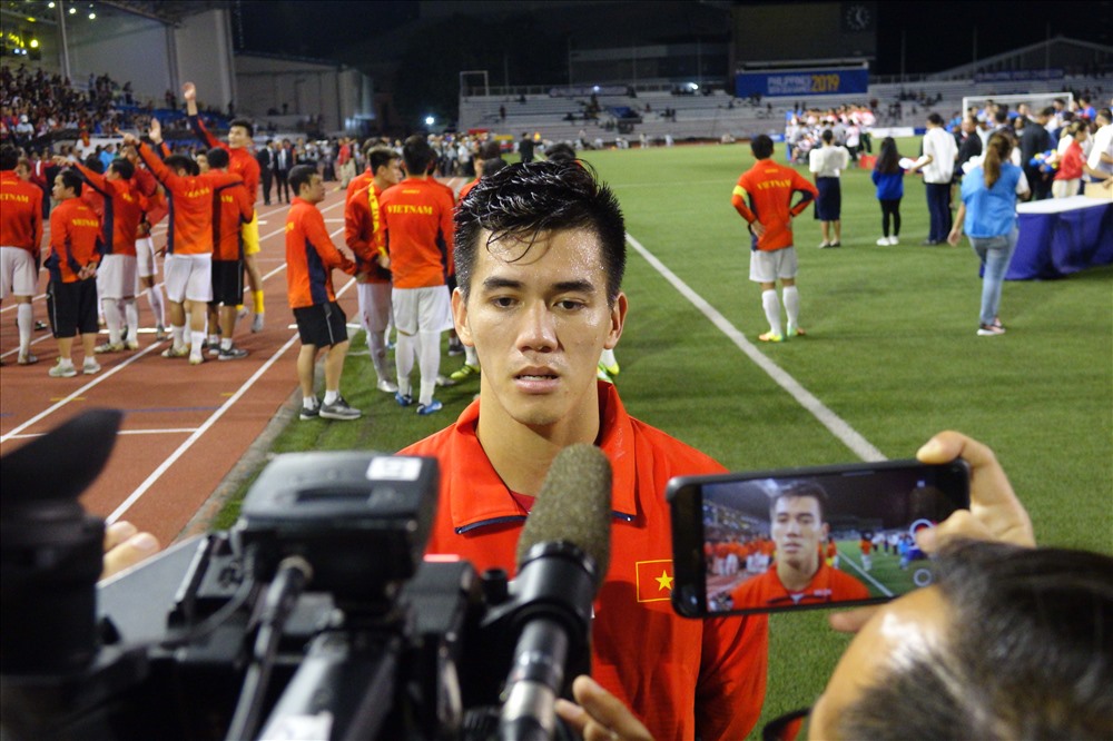 Tiến Linh đang là niềm hy vọng lớn của U23 Việt Nam trên hàng tấn công. Ảnh: Nguyễn Đăng.
