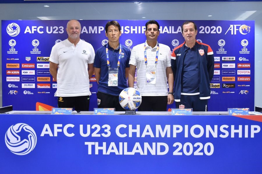 U23 Thái Lan sẽ đá trận mở màn U23 Châu Á 2020 với đối thủ U23 Bahrain. Ảnh: SMM Sport