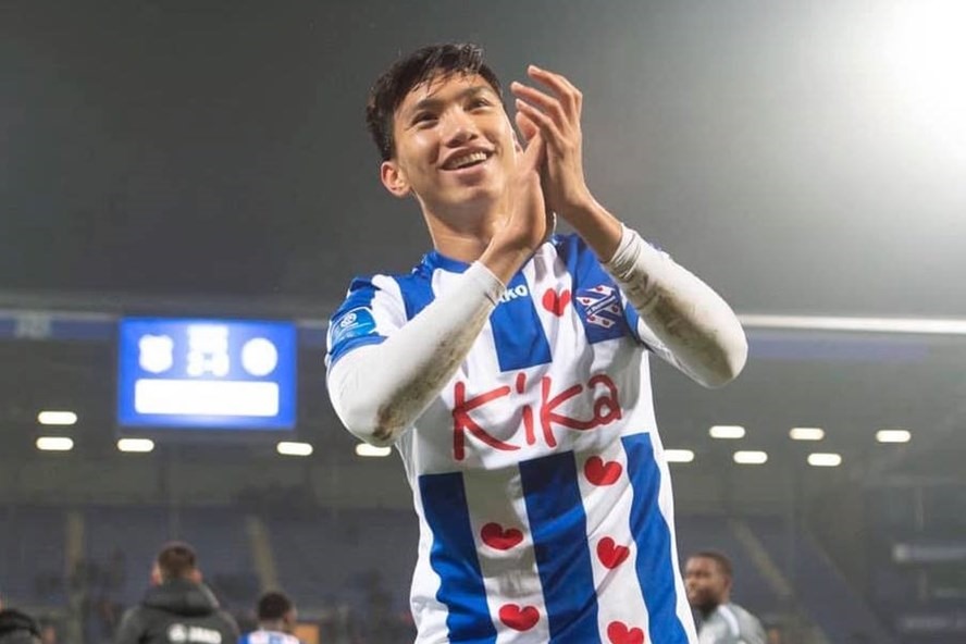 Cầu thủ Đoàn Văn Hậu. Ảnh: Heerenveen