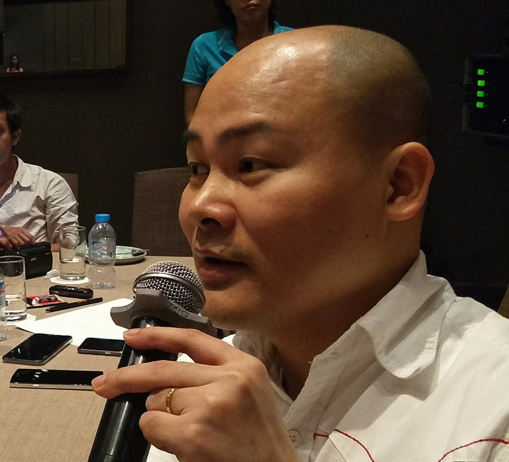 Ông Nguyễn Tử Quảng - CEO Bkav - nói về nguy cơ của deepfake tại một sự kiện công nghệ ngày 8.1.2020 (ảnh tư liệu/PK).