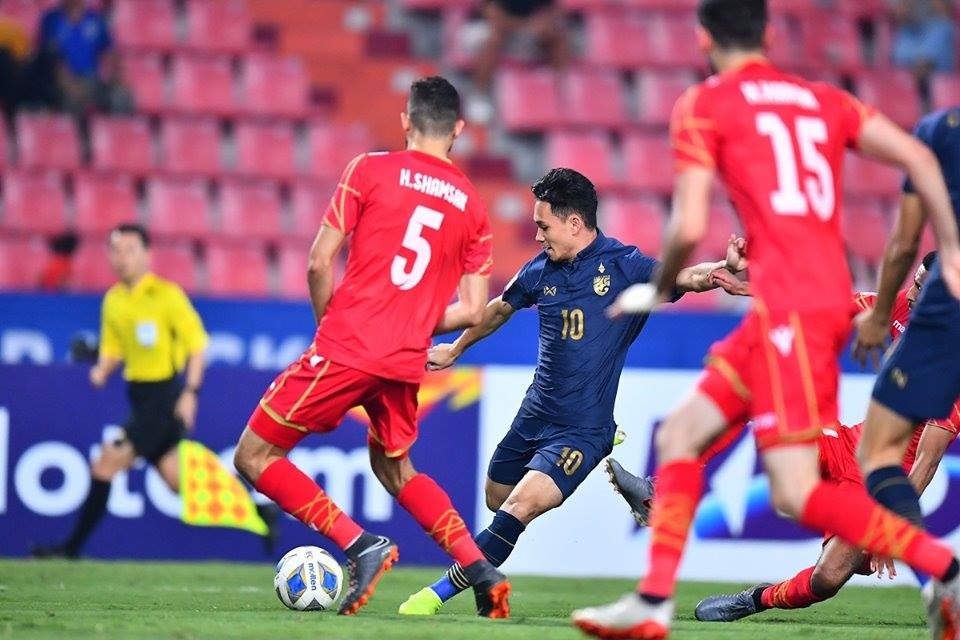 Các cầu thủ U23 Thái Lan đã có một diện mạo khác hoàn toàn  so với tại SEA Games 30. Ảnh: AFC
