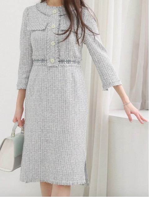 Dạ tweed là gì? Top 20 mẫu váy đầm dạ tweed, set dạ tweed sang chảnh –  Cardina