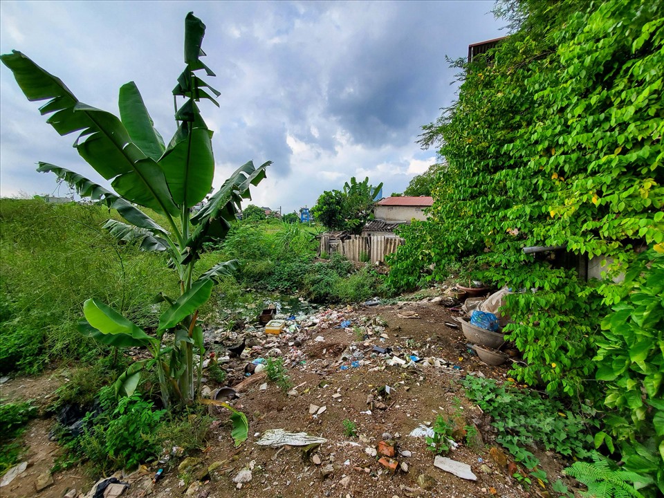 Rác thải vứt khắp nơi khiến người dân sinh sống gần đây bị “tra tấn” trong mùi hôi thối.