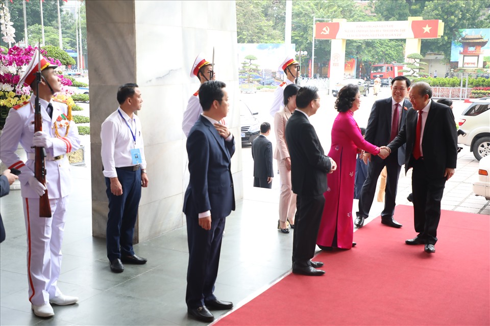 Phó Thủ tướng thường trực Trương Hòa Bình dự Đại hội.