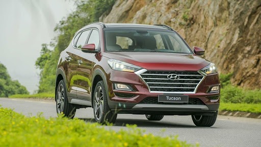 Lần đầu Hyundai Tucson đứng ở vị trí top 3 bán chạy trong tháng. Ảnh: Hyundai.