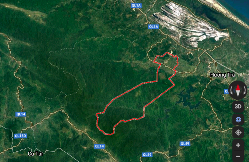Khu vực thuỷ điện Rào Trăng 3 nằm ở xã Phong Xuân (huyện Phong Điền).