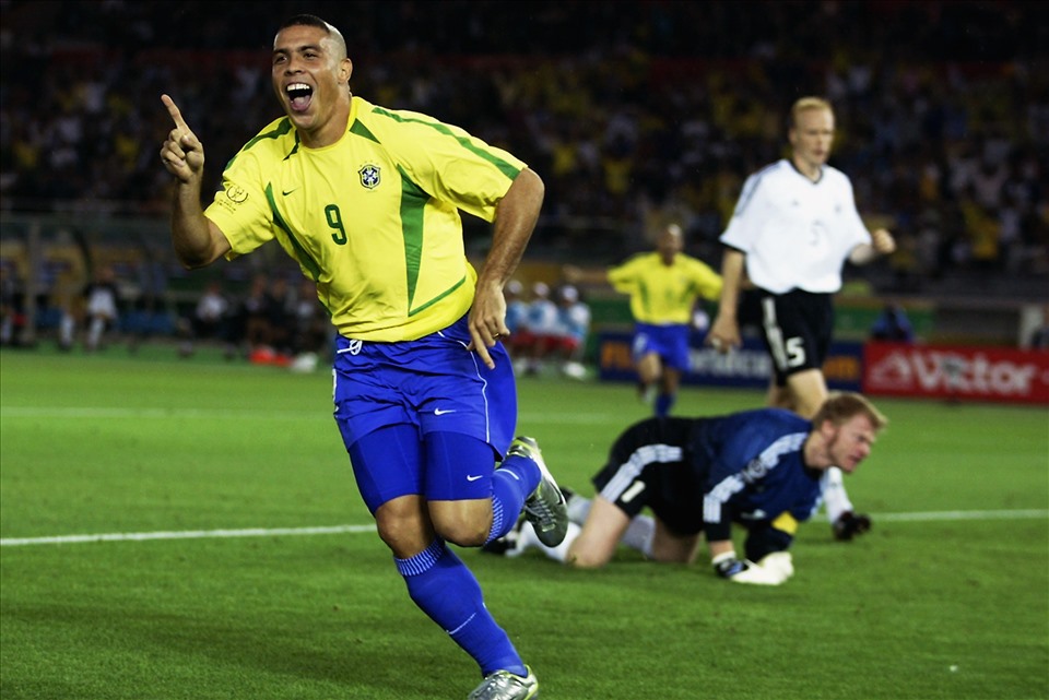 Ronaldo “béo” là huyền thoại số 1 của bóng đá Brazil. Ảnh: Getty Images