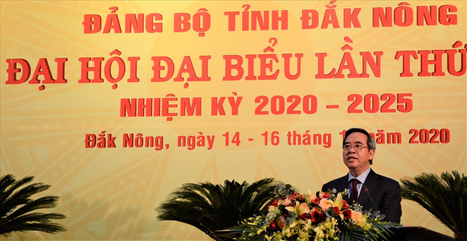 Ông Nguyễn Văn Bình - Ủy viên Bộ Chính trị, Bí thư Trung ương Đảng, Trưởng Ban kinh tế Trung ương phát biểu. Ảnh T.X