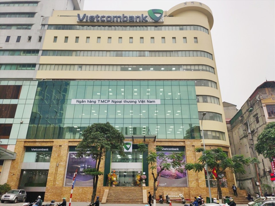 Trụ sở Vietcombank Thành Công tại số 01 Thái Hà, Đống Đa, Hà Nội.