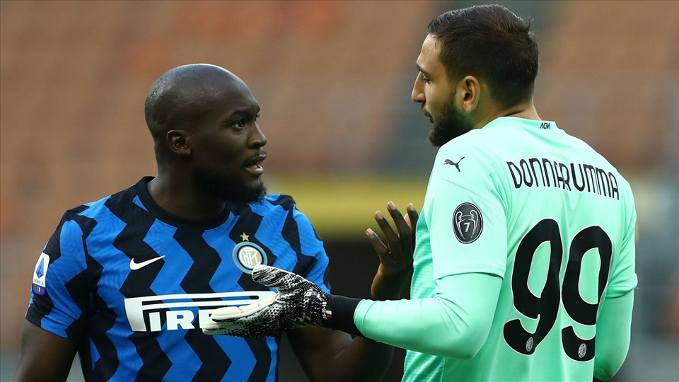 Lukaku ghi bàn danh dự cho Inter. Ảnh: Getty
