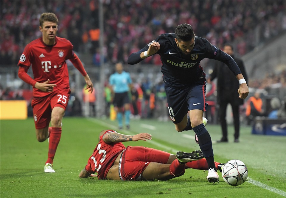 Atletico Madrid từng loại Bayern Munich ở bán kết Champions League 2015-16. Ảnh: Getty Images