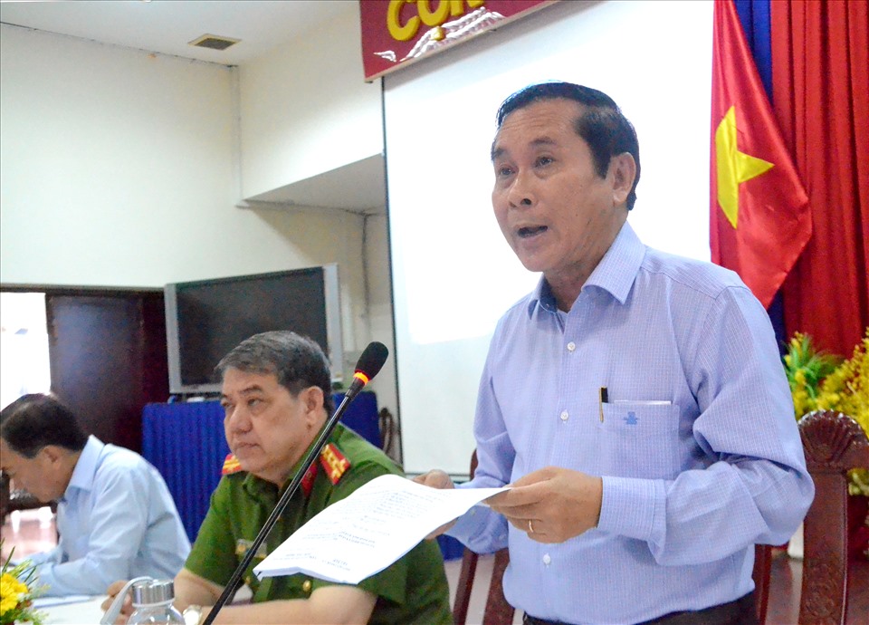 Ông Nguyễn Triết - Tổng Thư ký Hiệp hội Thuốc lá Việt Nam phát biểu tại hội thảo. Ảnh: Lục Tùng