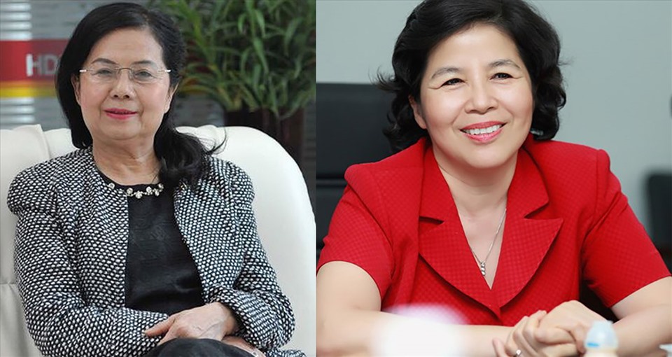 Hai nữ doanh nhân Mai Kiều Liên và Lê Thị Băng Tâm.