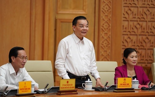 Đồng chí Chu Ngọc Anh phát biểu tại phiên họp - Ảnh: VGP/Quang Hiếu