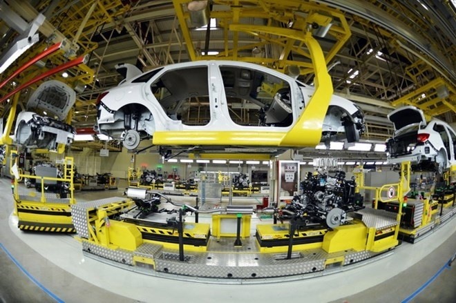Sản xuất ôtô tăng trở lại, nhiều hãng xem xét mở rộng sản xuất. Ảnh: TTXVN