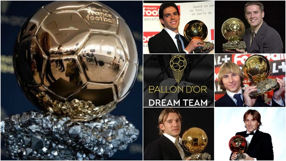 5 trong số các ngôi sao từng giành Quả bóng vàng nhưng không được France Football đưa vào nhóm ứng viên. Ảnh: Marca