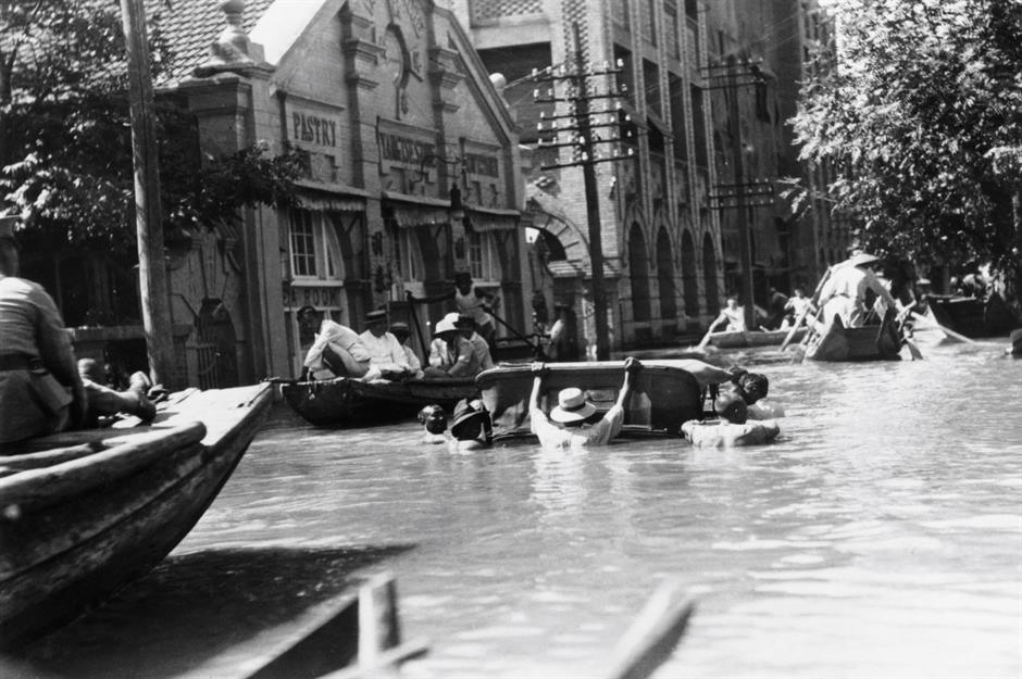 Lũ lụt năm 1931 ở Trung Quốc. Ảnh: Getty Images