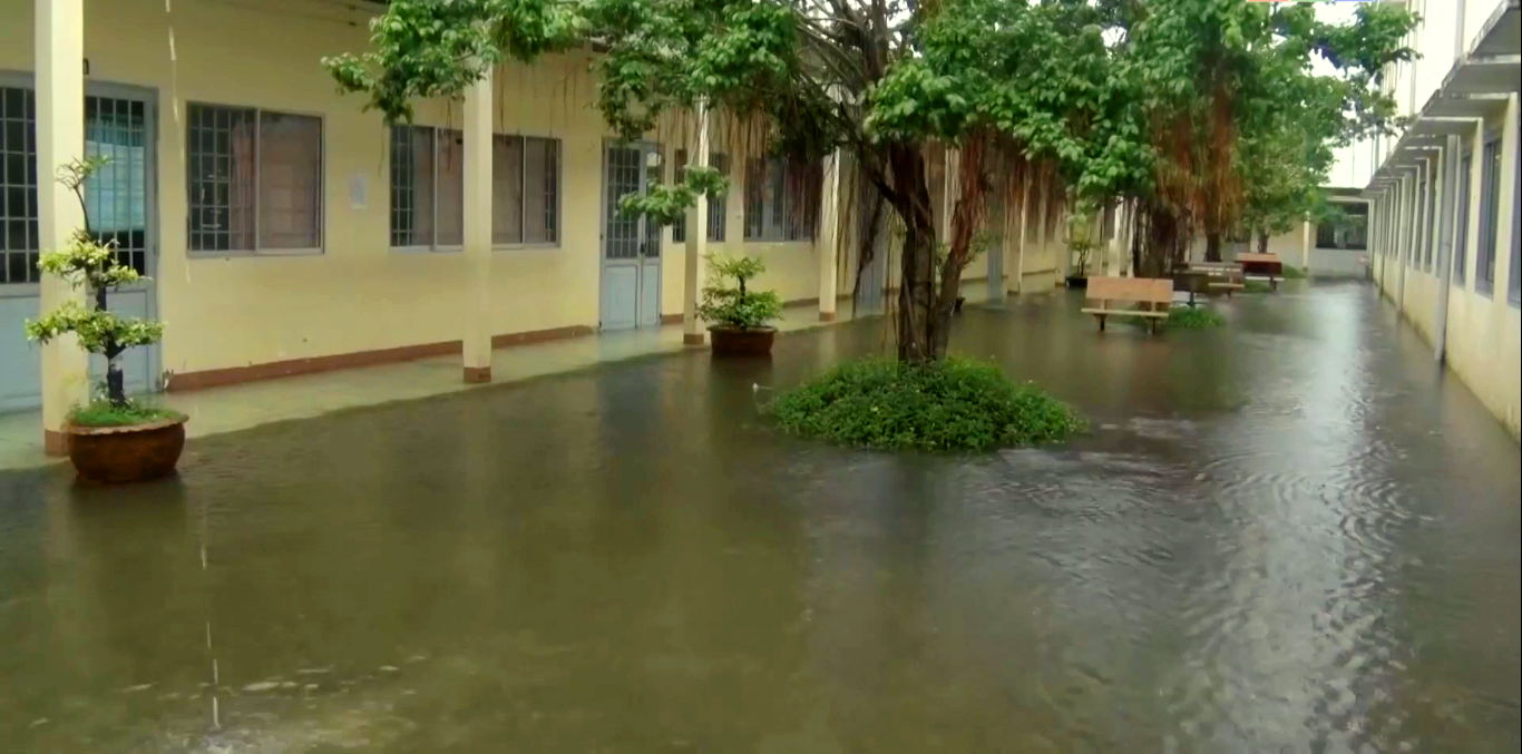 115 điểm trường bị ngập nước, cụ thể huyện An Minh, Vĩnh Thuận, U Minh Thượng, Giồng Riềng.