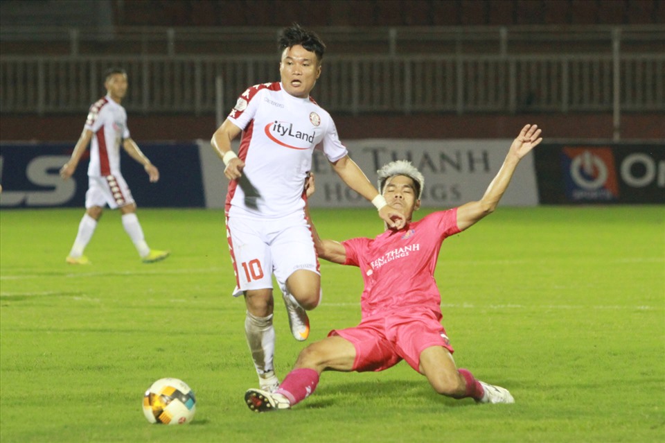 Sài Gòn và TPHCM đều đá vòng cuối V.League 2020 trên sân nhà. Ảnh: Thanh Vũ