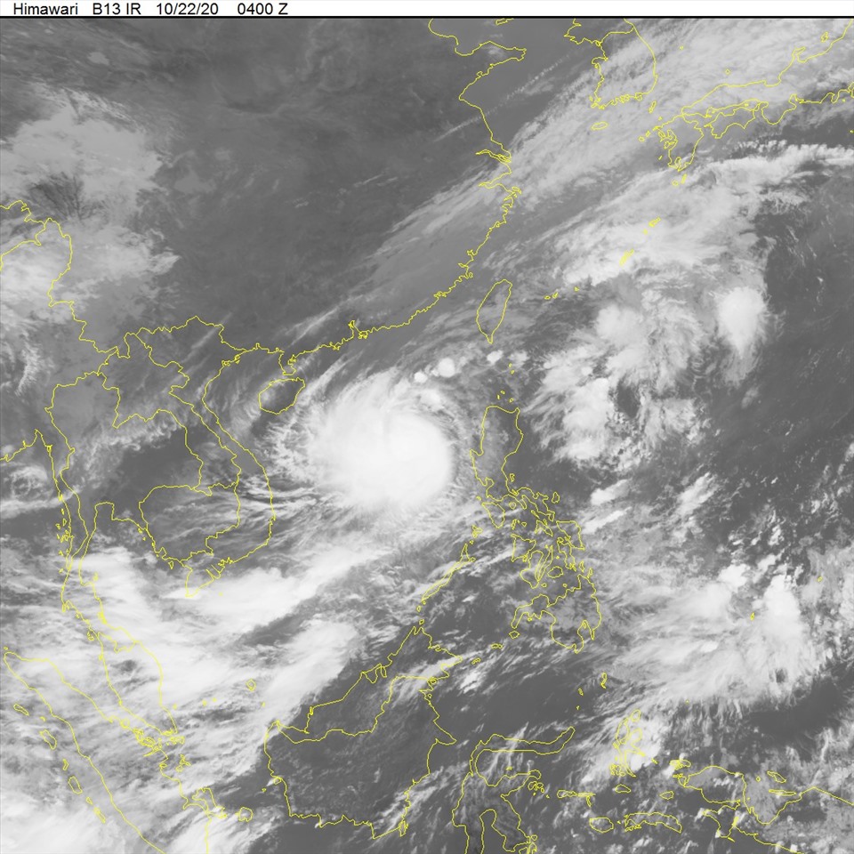 Hình ảnh phản ánh bão số 8. Nguồn: NCHMF