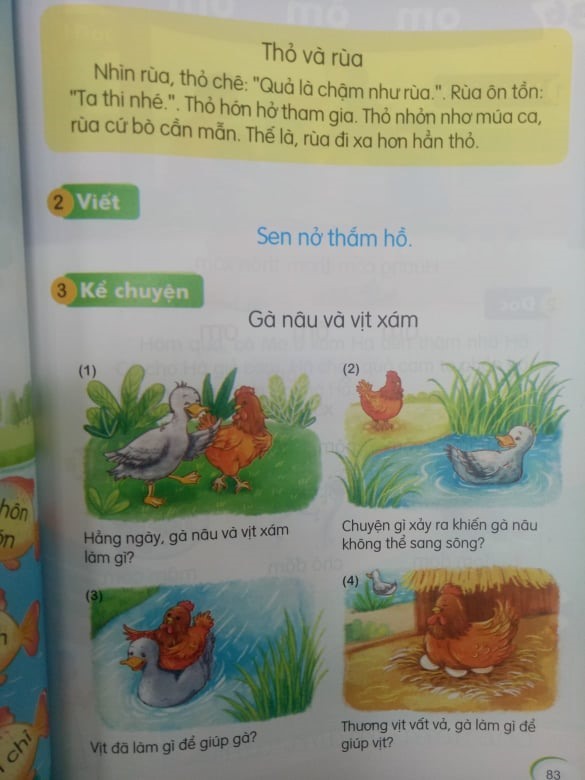 Nhiều tác phẩm sử dụng trong SGK Tiếng Việt lớp 1 bộ “Kết nối tri thức với cuộc sống” của NXB Giáo dục Việt Nam không ghi nguồn tác phẩm chuyển thể, phóng tác theo.